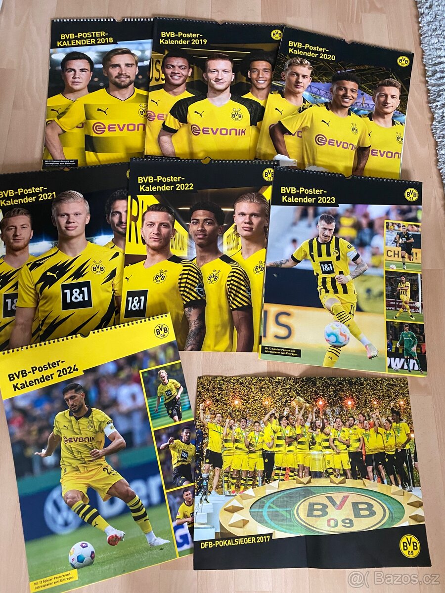 Kalendáře BVB 2018-2024, plakát