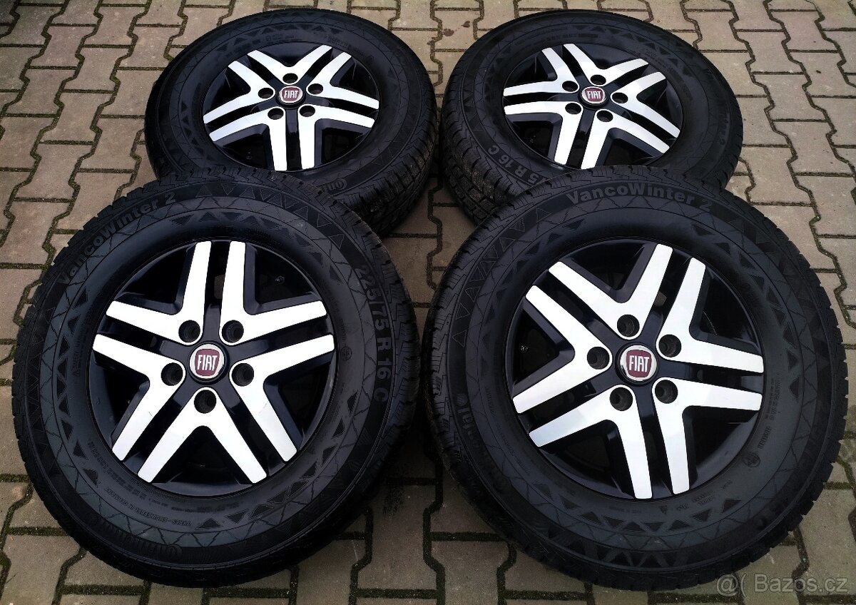 Alu kola originál Fiat Ducato Maxi 5x130 R16 ZIMNÍ SADA