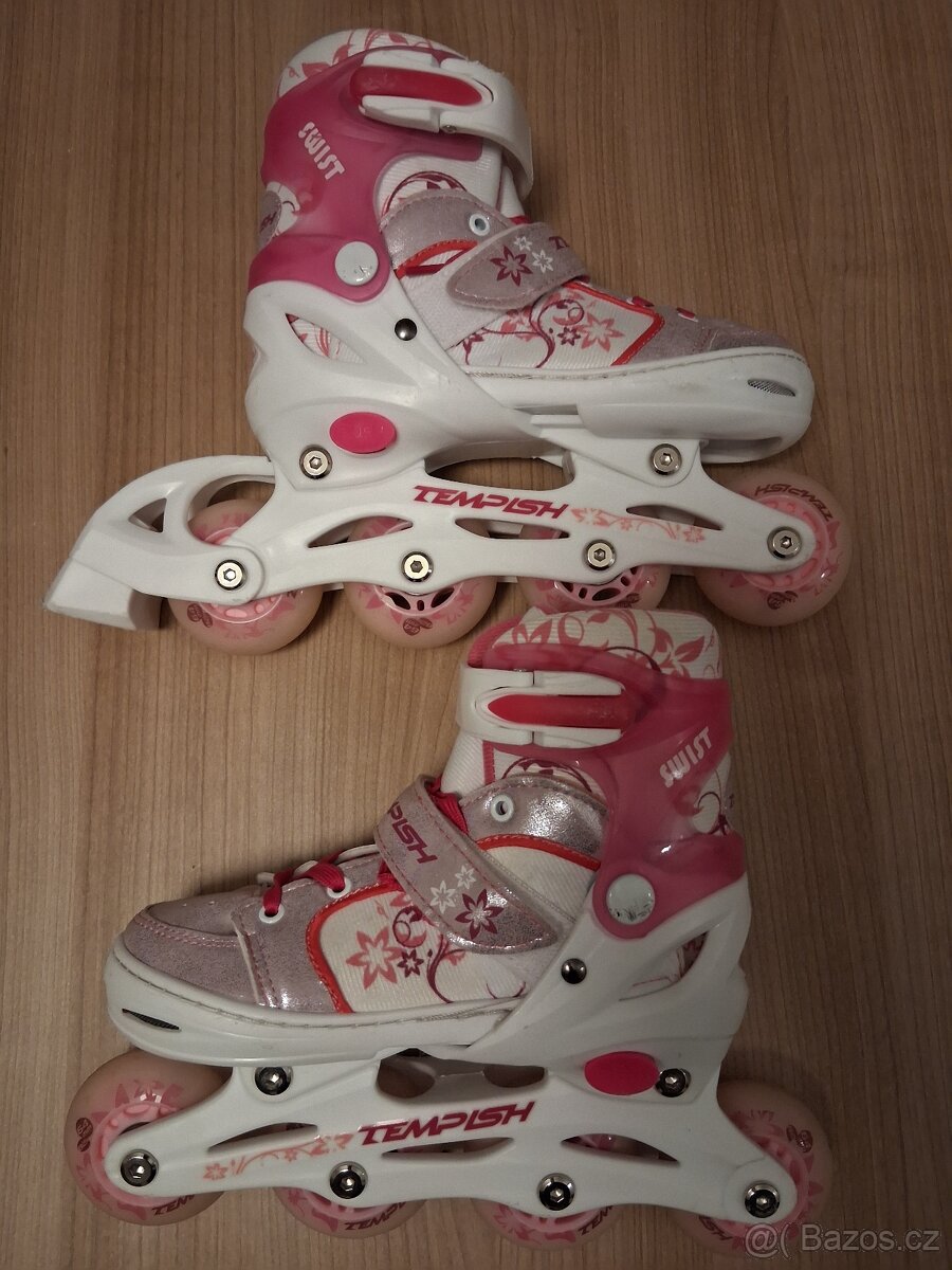 Dívčí kolečkové brusle