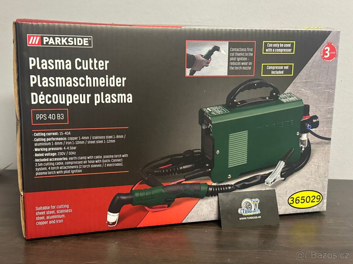 Parkside Plazmová řezačka PPS 40 B3