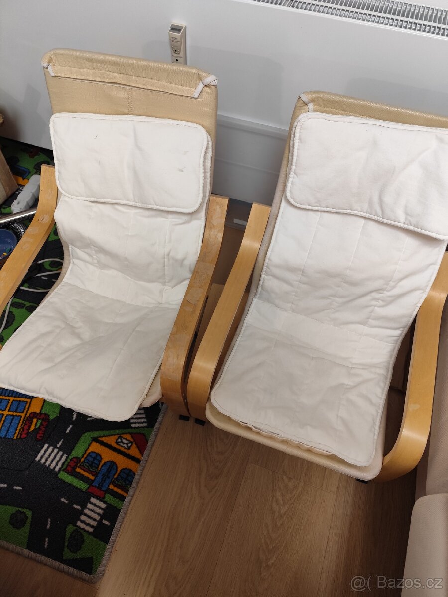 2x kreslo IKEA POANG