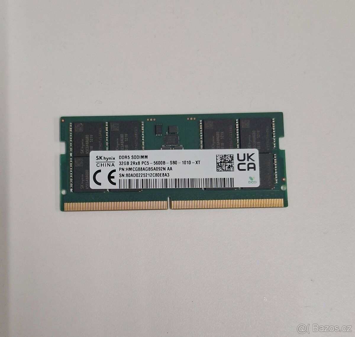 Pamět RAM SK Hynix 1x32GB 5600Mhz DDR5 - SODIMM