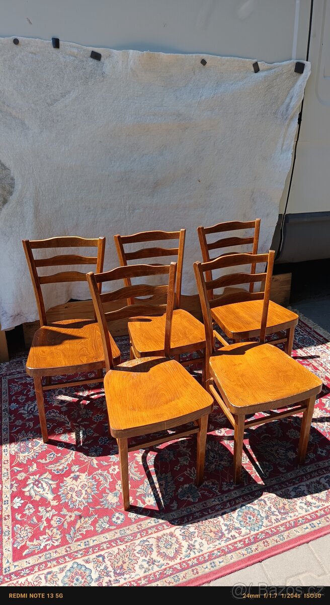 Dřevěné židle retro ,výroba Rusko