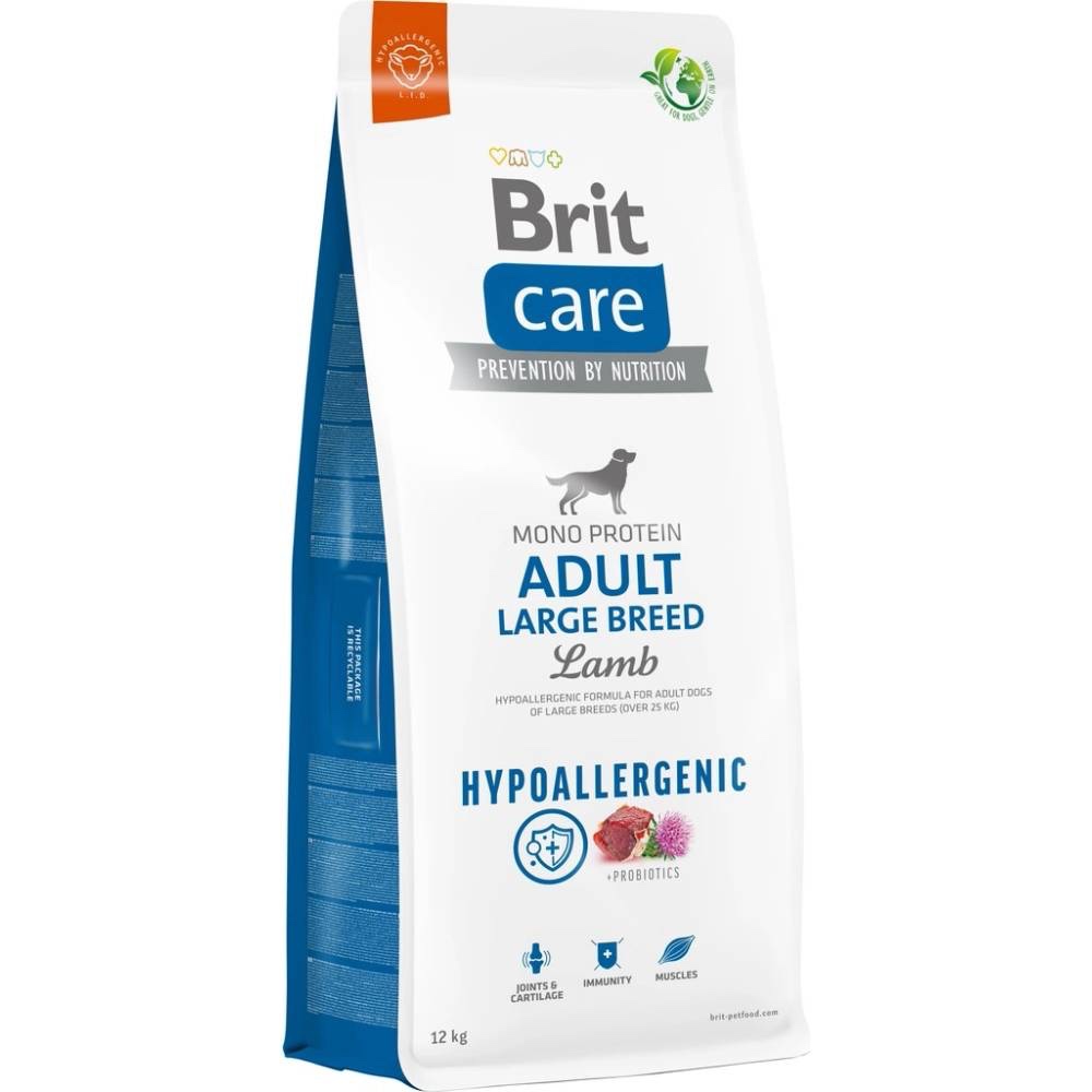 Brit Care Hypoallergenic Adult Large Breed Lamb 12 kg