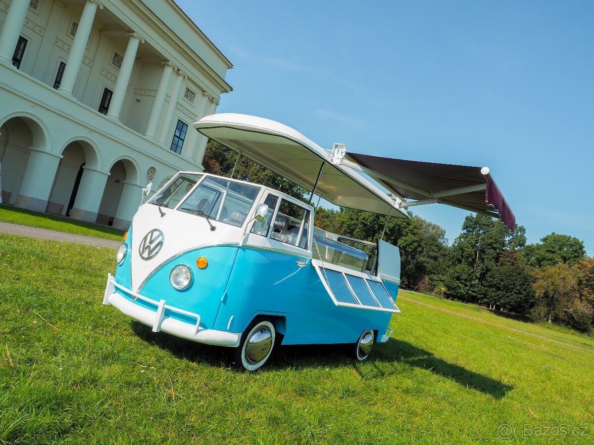 VW T1 replika food truck electric JARNI SLEVA
