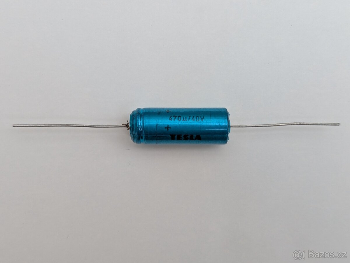 Kondenzátor elektrolytický 470uF/40V TESLA TF010