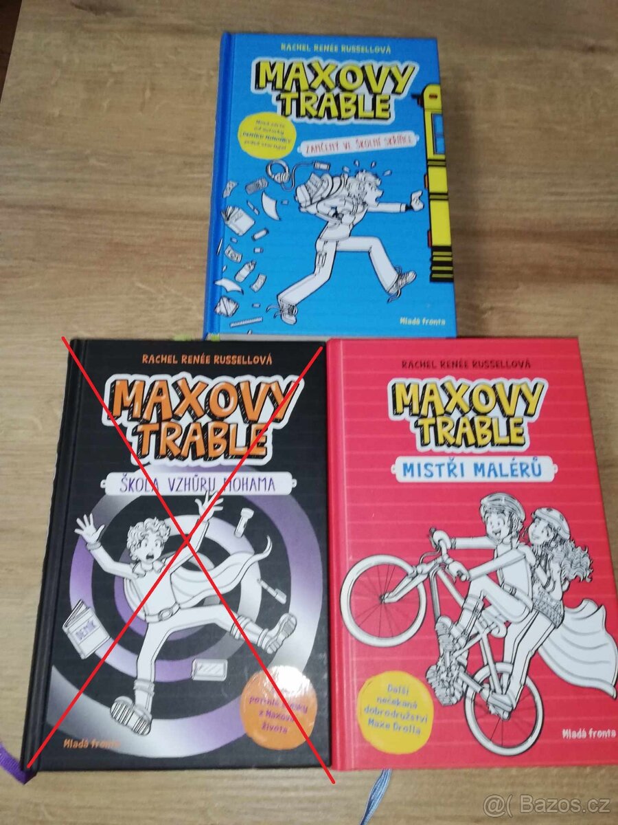 knihy - Maxovy trable - 1 a 3 díl
