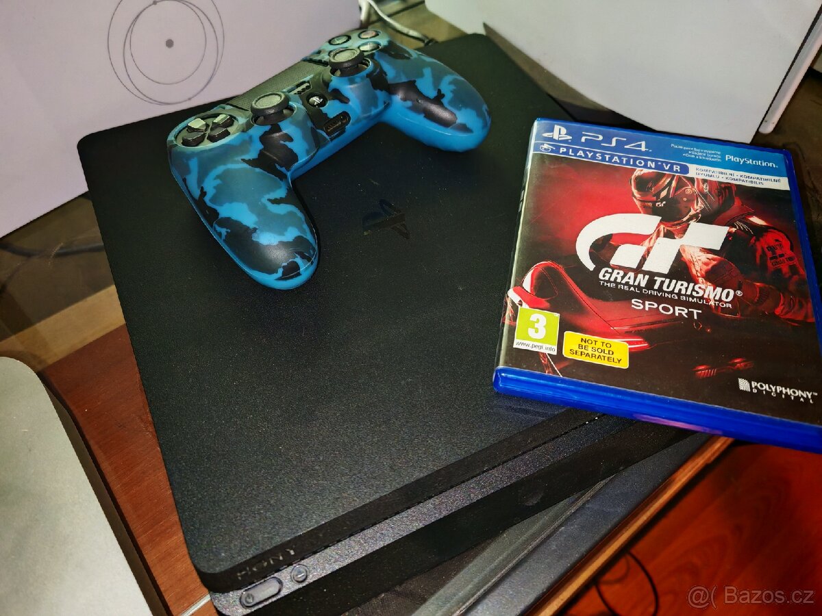 PlayStation 4 Slim 1 TB + hra zdarma + ovladač