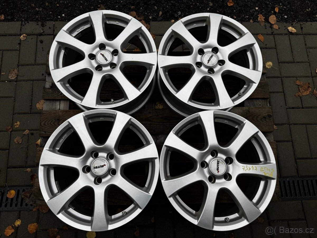 Alu kola, disky r17 5x108 Autec ET45