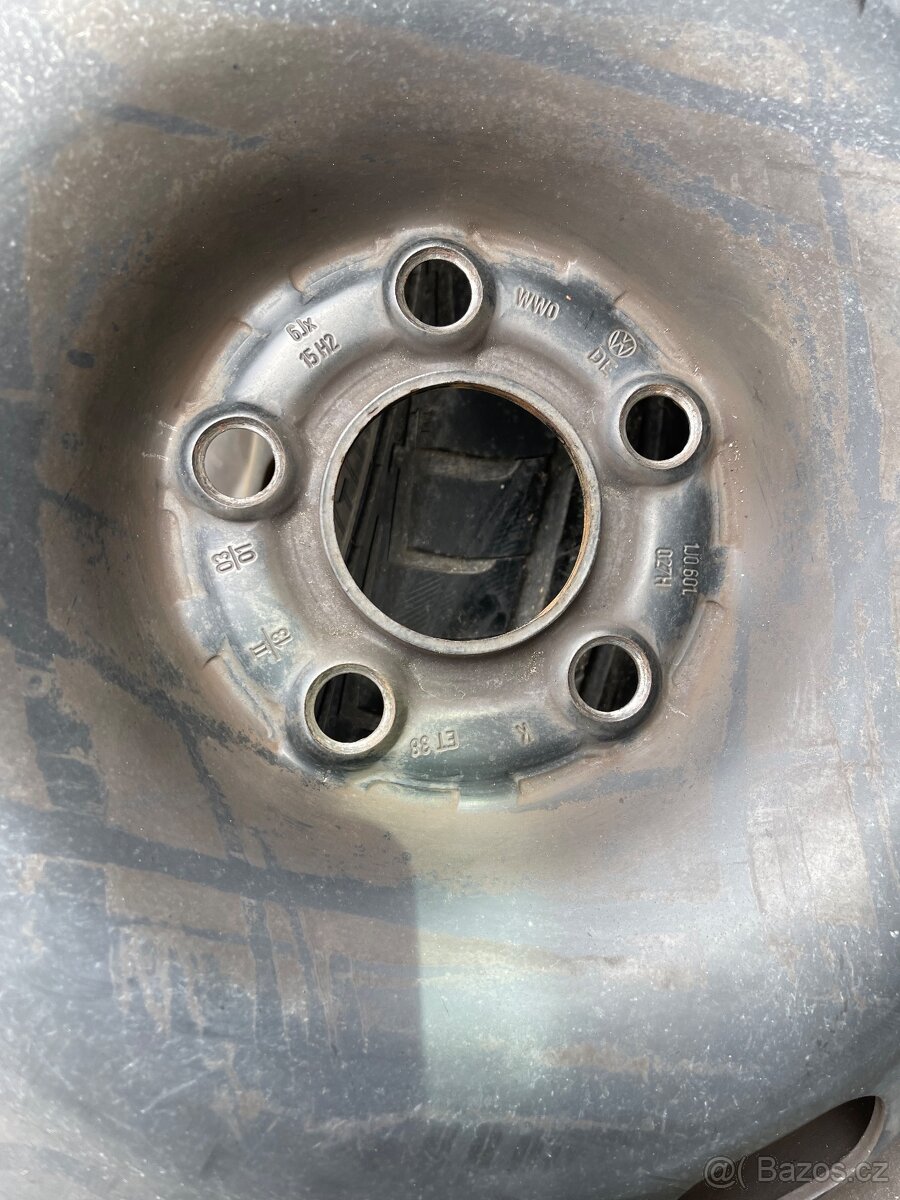 Plechové disky 15 VW, Škoda