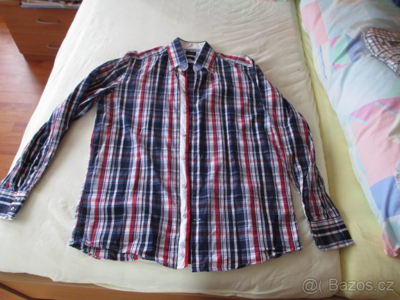 Kostkovaná košile (smart cut) vel M-L