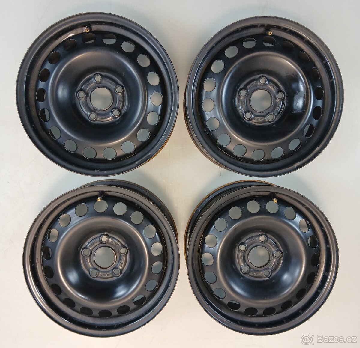 Plechové disky na Opel 5x105 ET37 6Jx15" 56,6 - sada 4ks