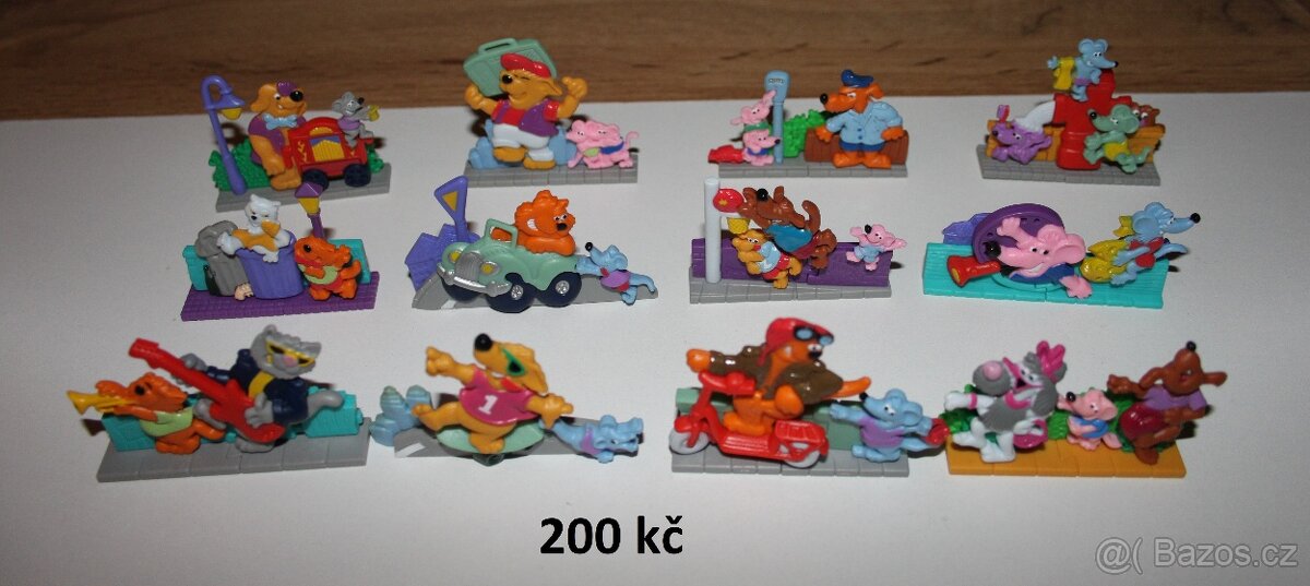 Kinder figurky 4 skládačky