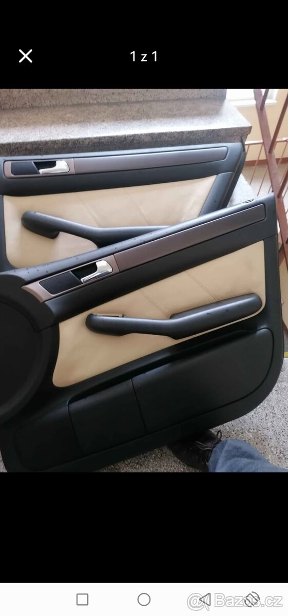 Tapecirunk výplň dveří audi a6 c5
