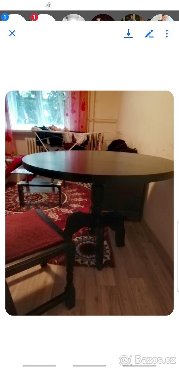 Prodám jidelni stul a zidle