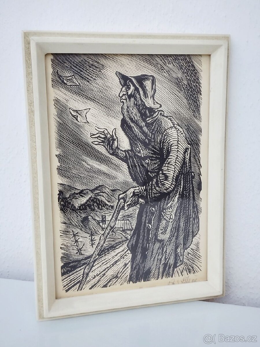 Stará grafika - autor K. Štěch