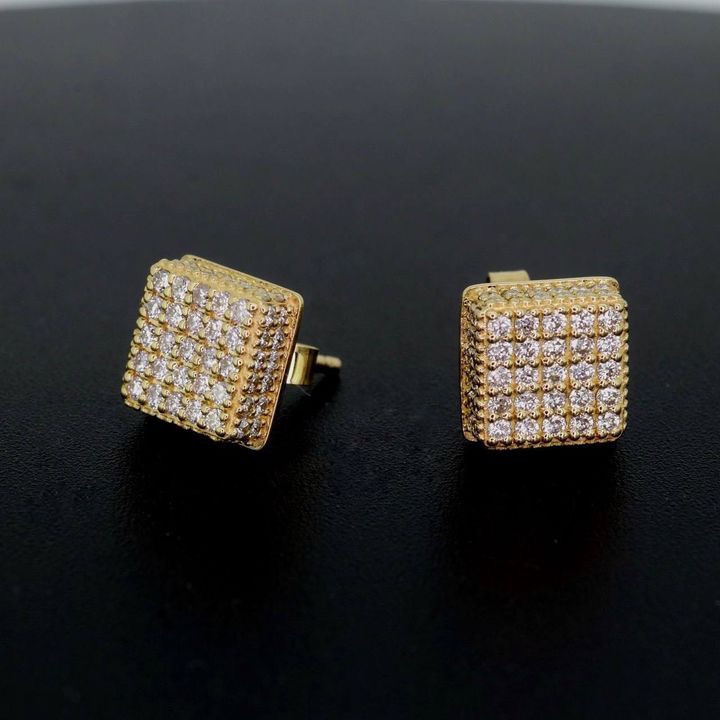 LUXUSNÍ NÁUŠNICE S DIAMANTY / 18k ZLATO