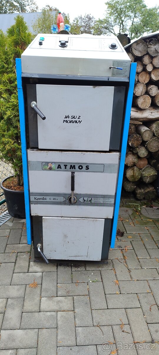 Prodej kotle na uhlí a dřevo Atmos.