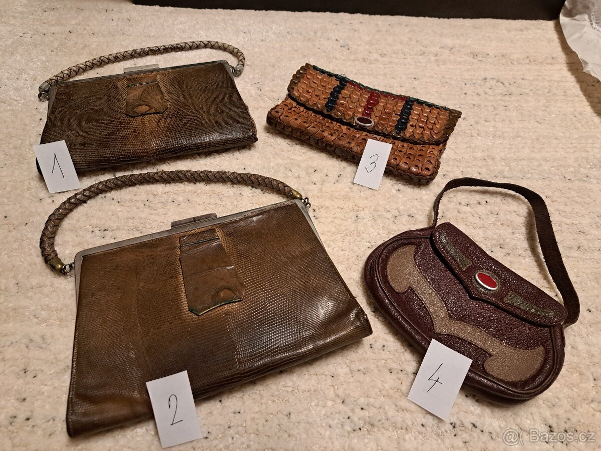 starožitné kabelky I. republika