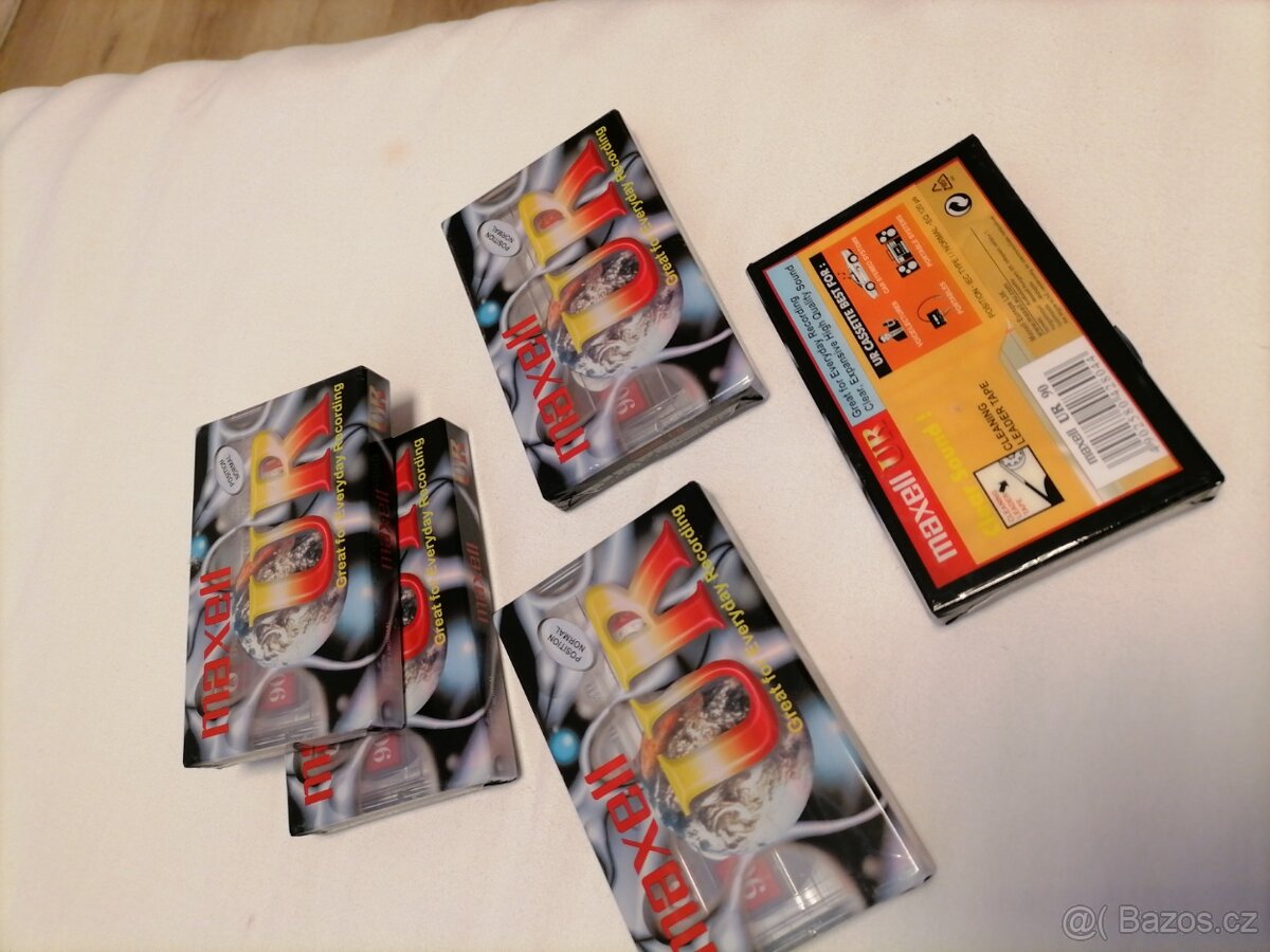 Audio kazeta,, MAXEL UR90,, - - 50 KČ /ks