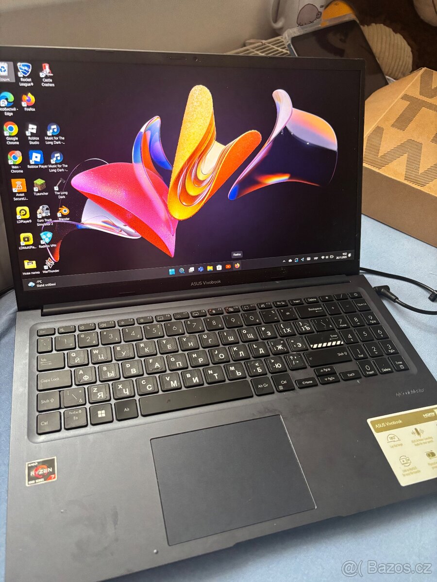 ASUS Vivobook 15 M1502I s procesorem AMD Ryzen 7 4800H, 15,6