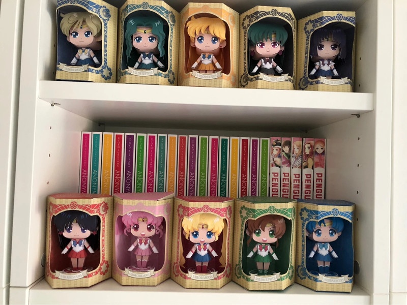 Sailor Moon paper figures