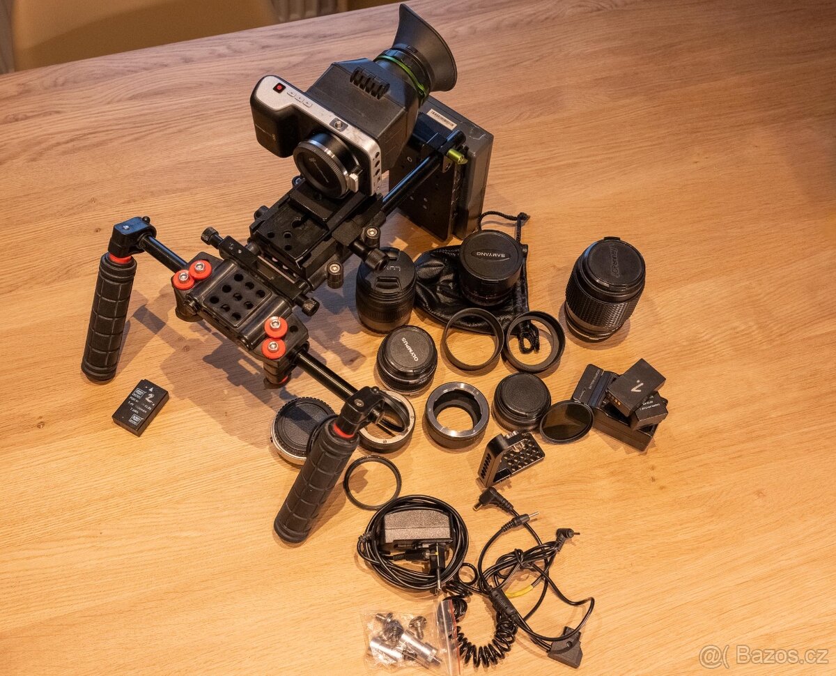 BlackMagic Design Pocket Cinema Camera + 6 objektivů a přísl