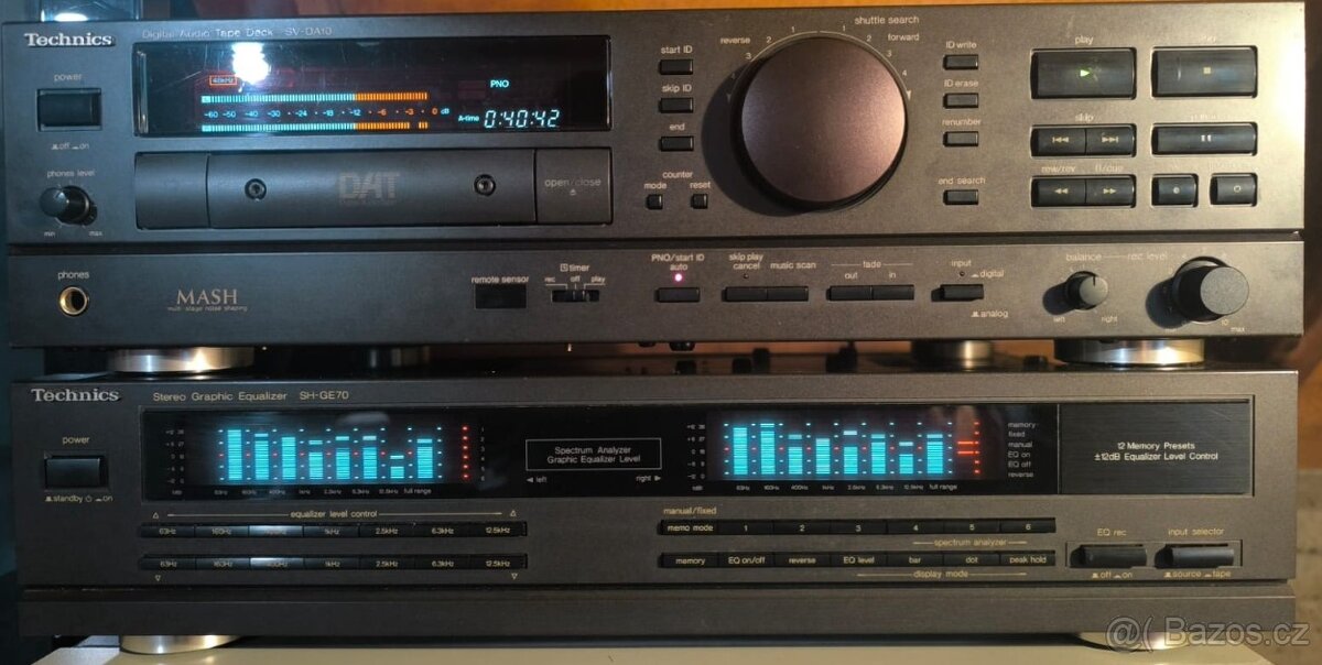 DAT rekordér Technics SV-DA10 po servisu