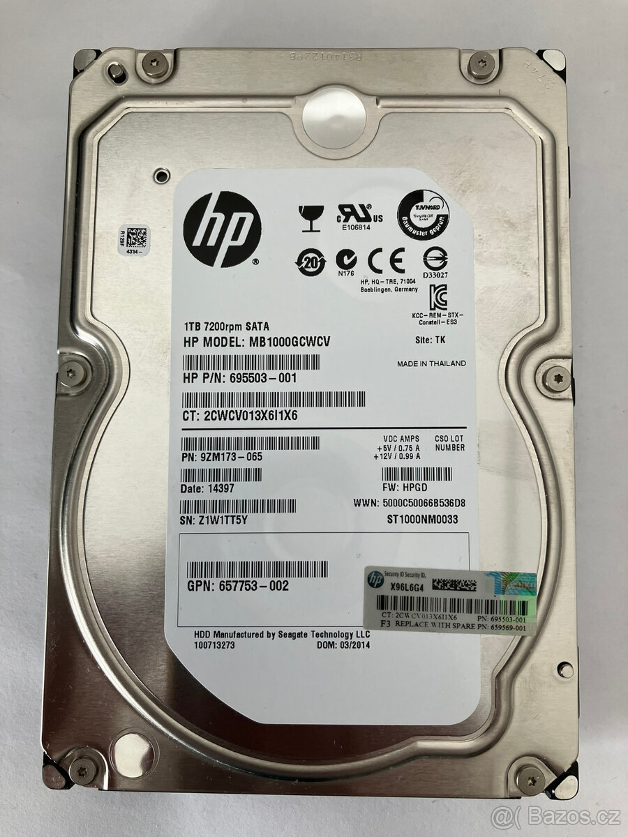 Hard disk HP MB1000GCWCV 1TB 7200rpm