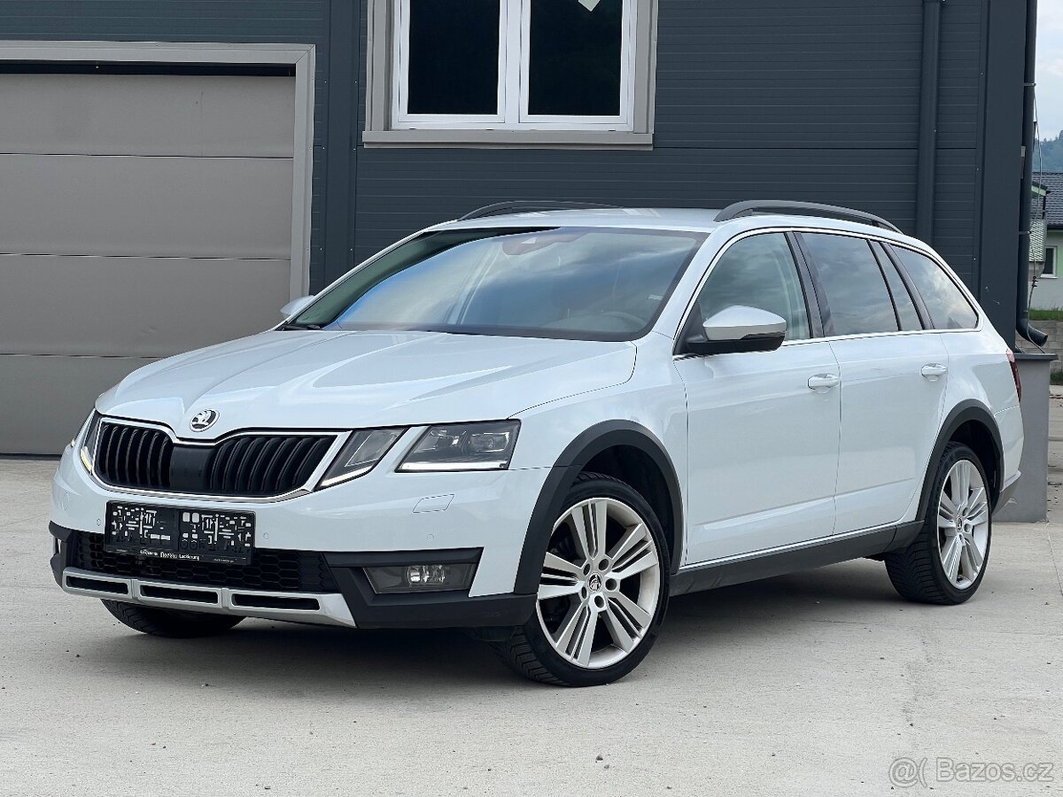 Škoda Octavia Scout 2.0 TDI 110 KW 4x4 Alcantara BEZ ADBLUE