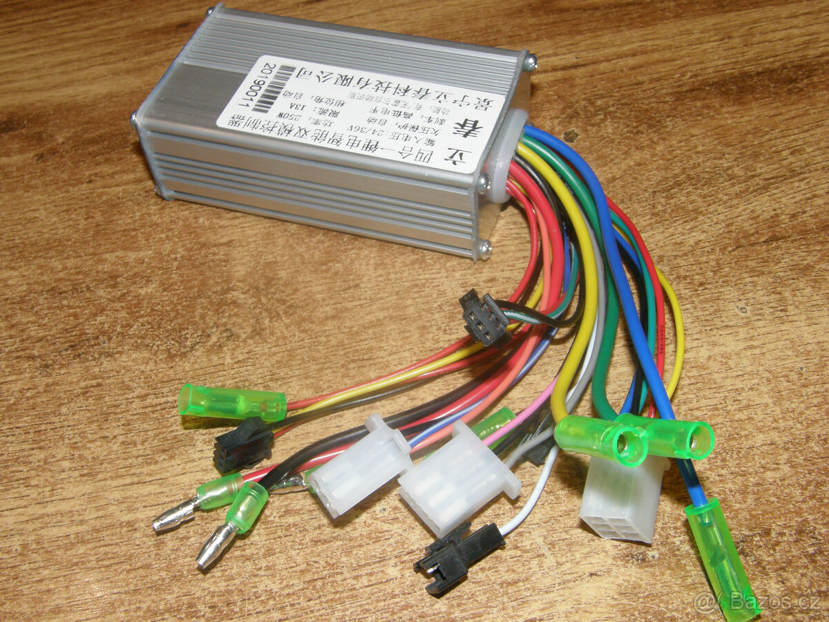 Univerzální řídící jednotka pro elektrokolo BLDC 24-36V