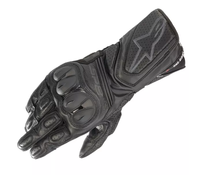 Dámské rukavice na motorku Alpinestars SP-8 černé kozí kůže