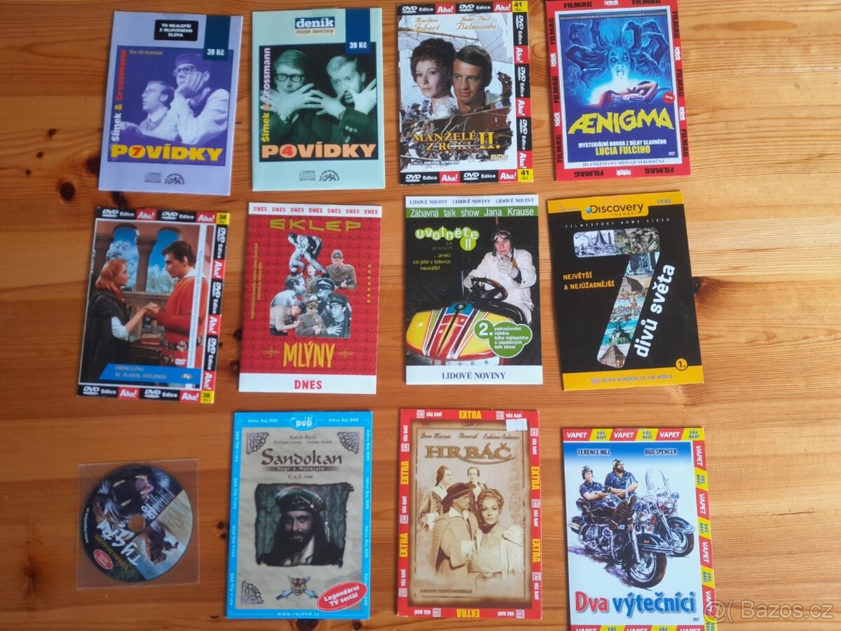 Mix různých DVD - 24 ks