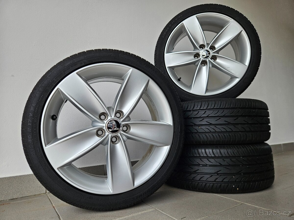 Orig. Skoda 5x100 Letní 215/40/17