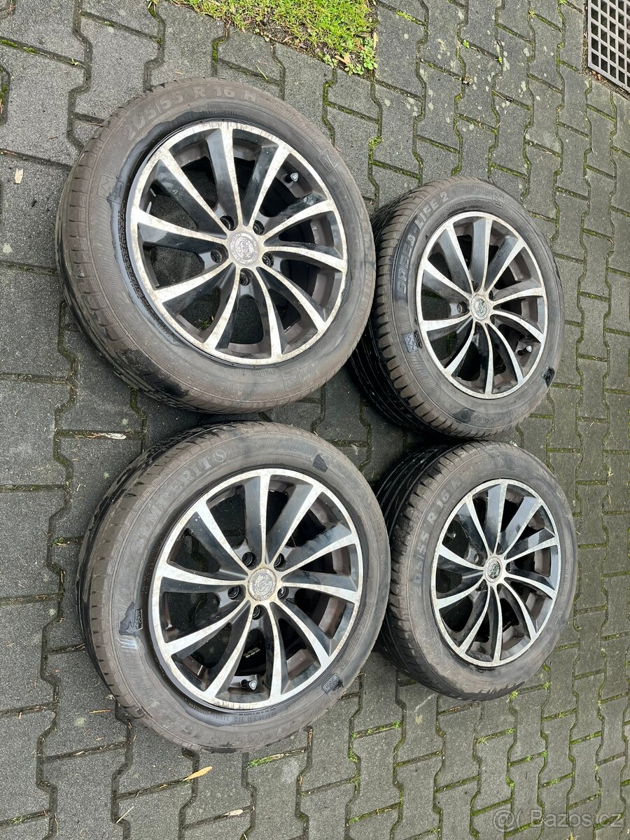 Letní sada pneu elektrony - 205/55 R16 H-4 ks ALU disky