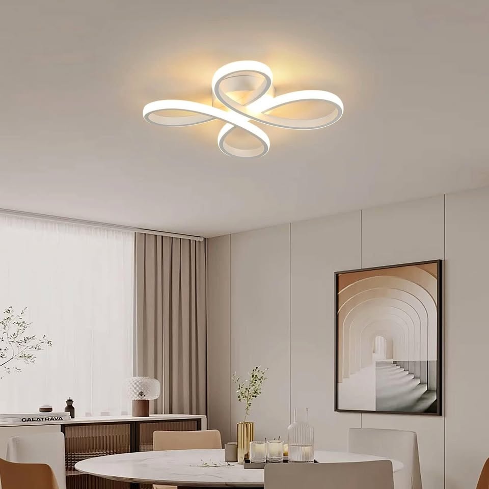 Moderní stropní LED svítidlo - bílé