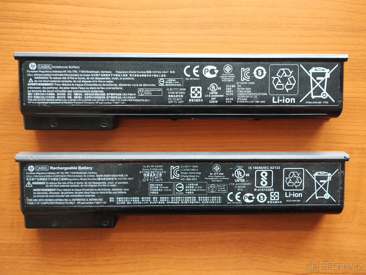 baterie CA06 pro notebooky HP ProBook 640,645,650 (3.5hod)