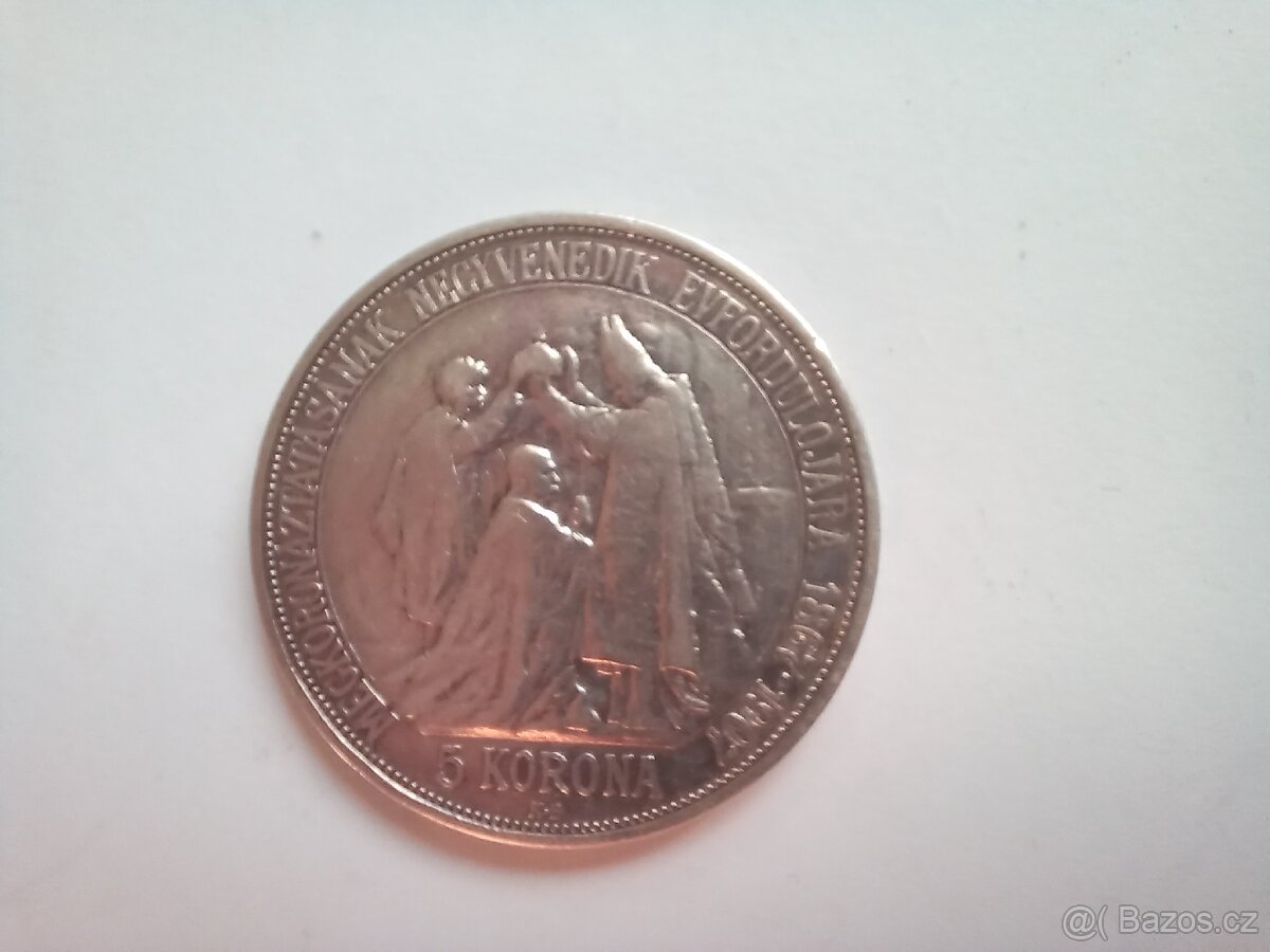 5 korona 1907 KB korunovační