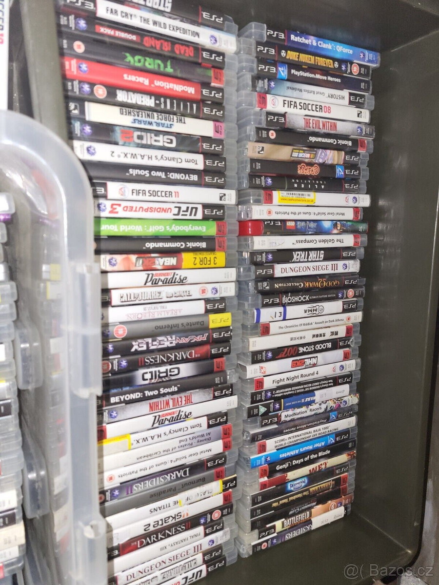 Větší množství her na ps3