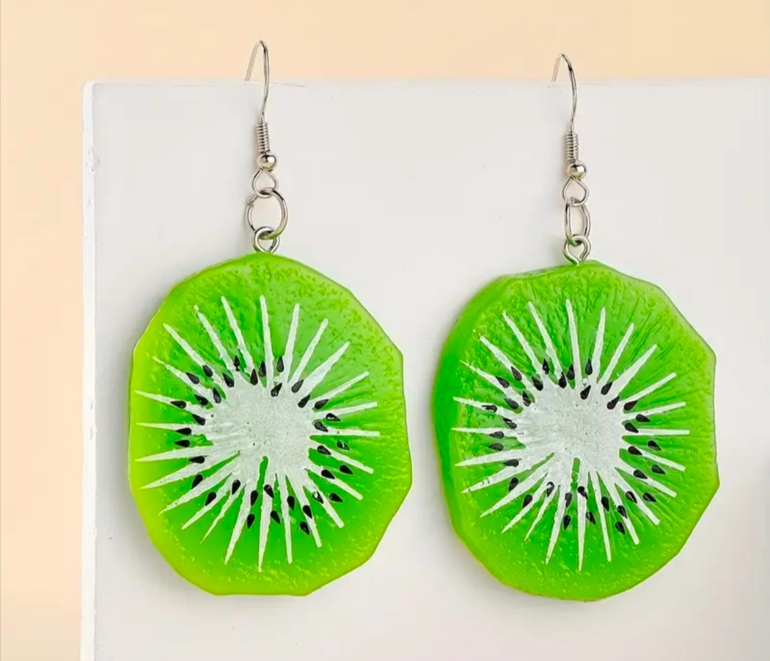 Náušnice kiwi