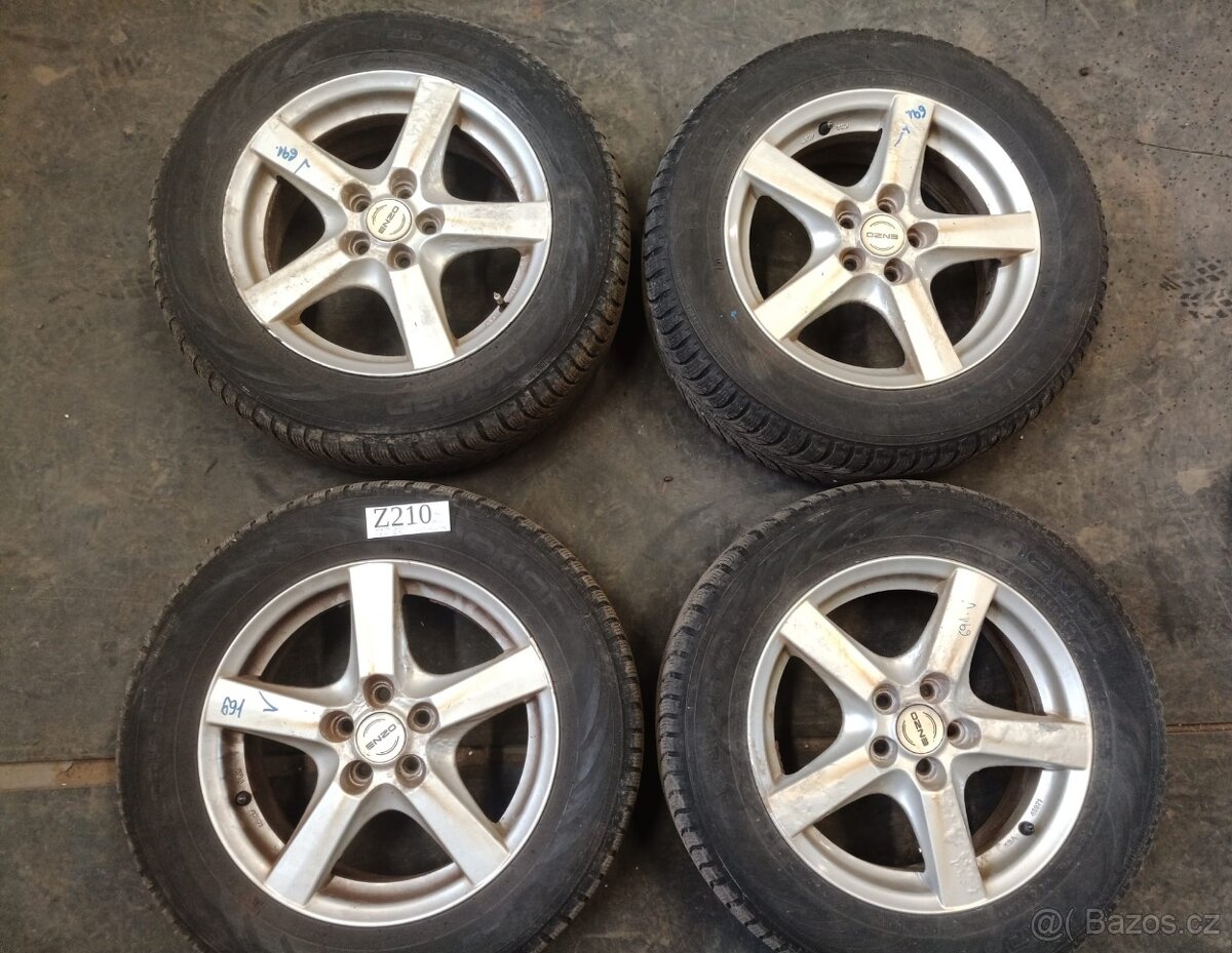 ALU Kola ENZO 6,5Jx16 ET48 Zimní 215/60/16 (Z210)