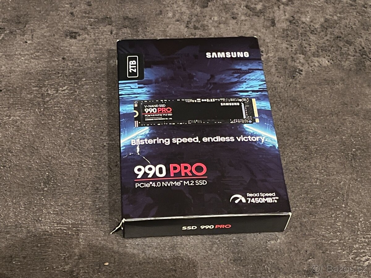 Nový, nepoužitý SSD Samsung 990 PRO 2TB
