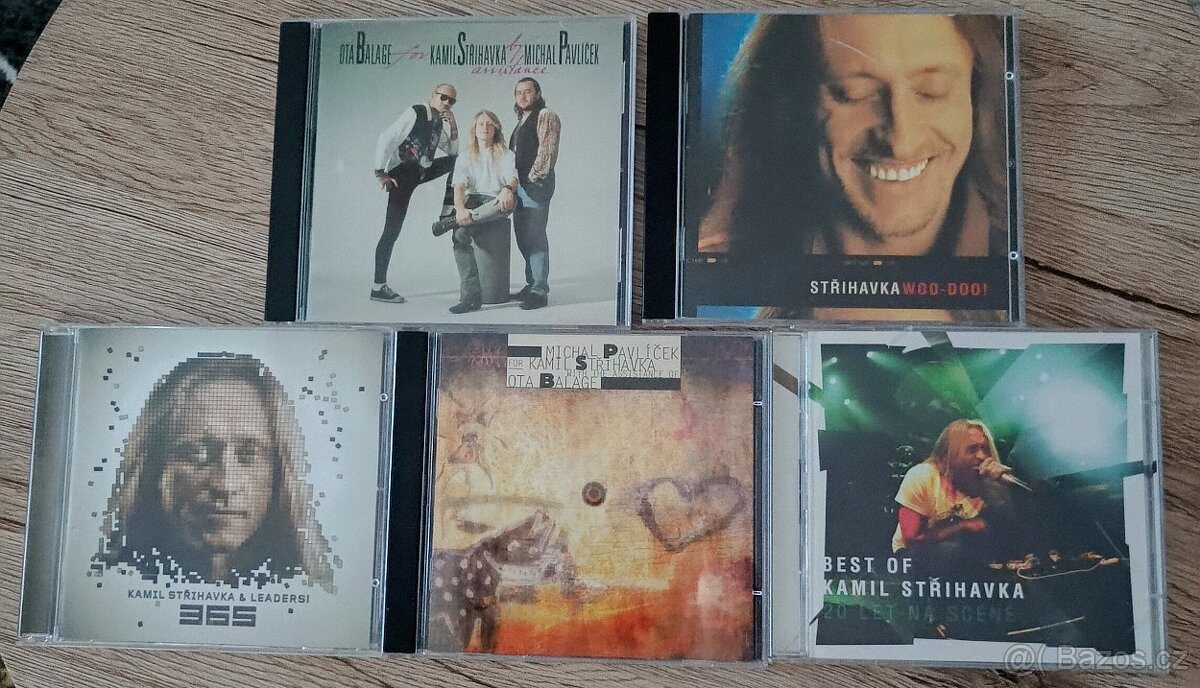 Prodám sbírku 5x CD KAMIL STŘIHAVKA