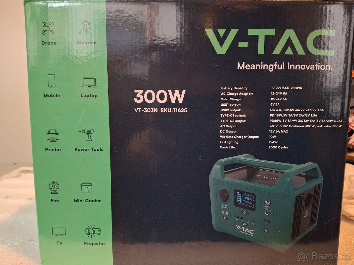 nabíjecí stanice -powerbanka 300 w