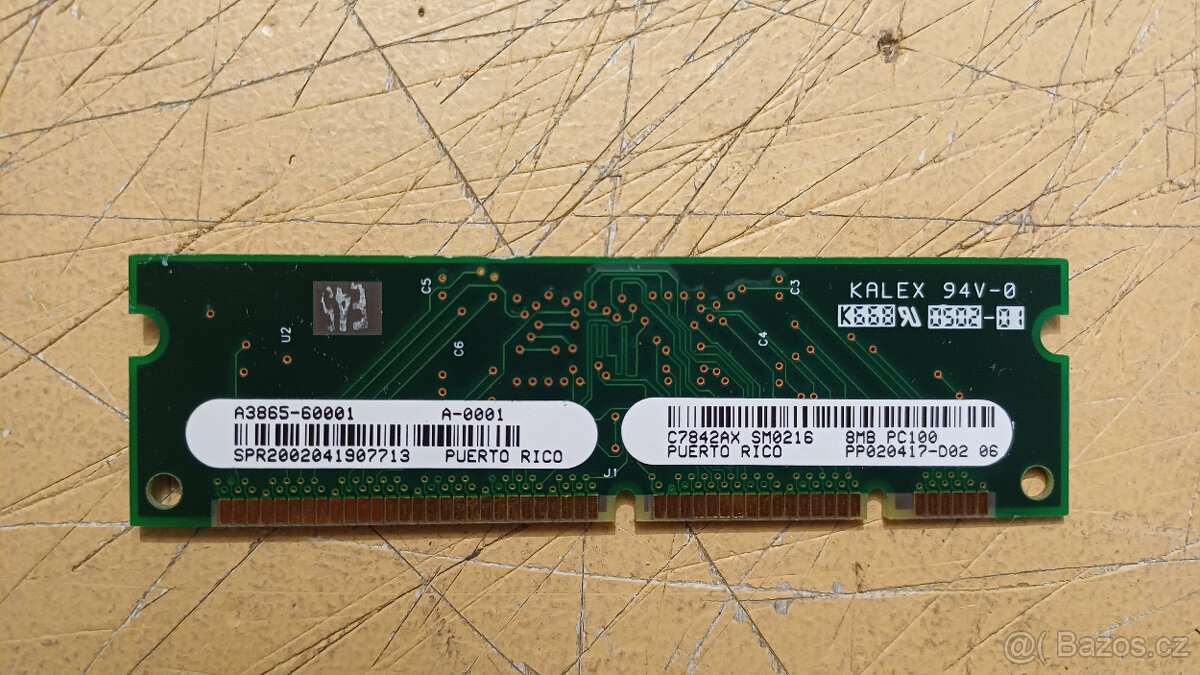 Přídavná paměť 8MB na HP Laserjet 1200