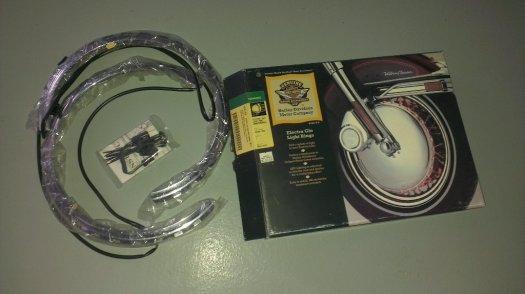 Harley Davidson osvětlení krytů brzdových kotoučů