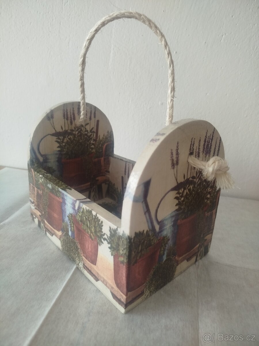 Dřevěný box - nosič 3