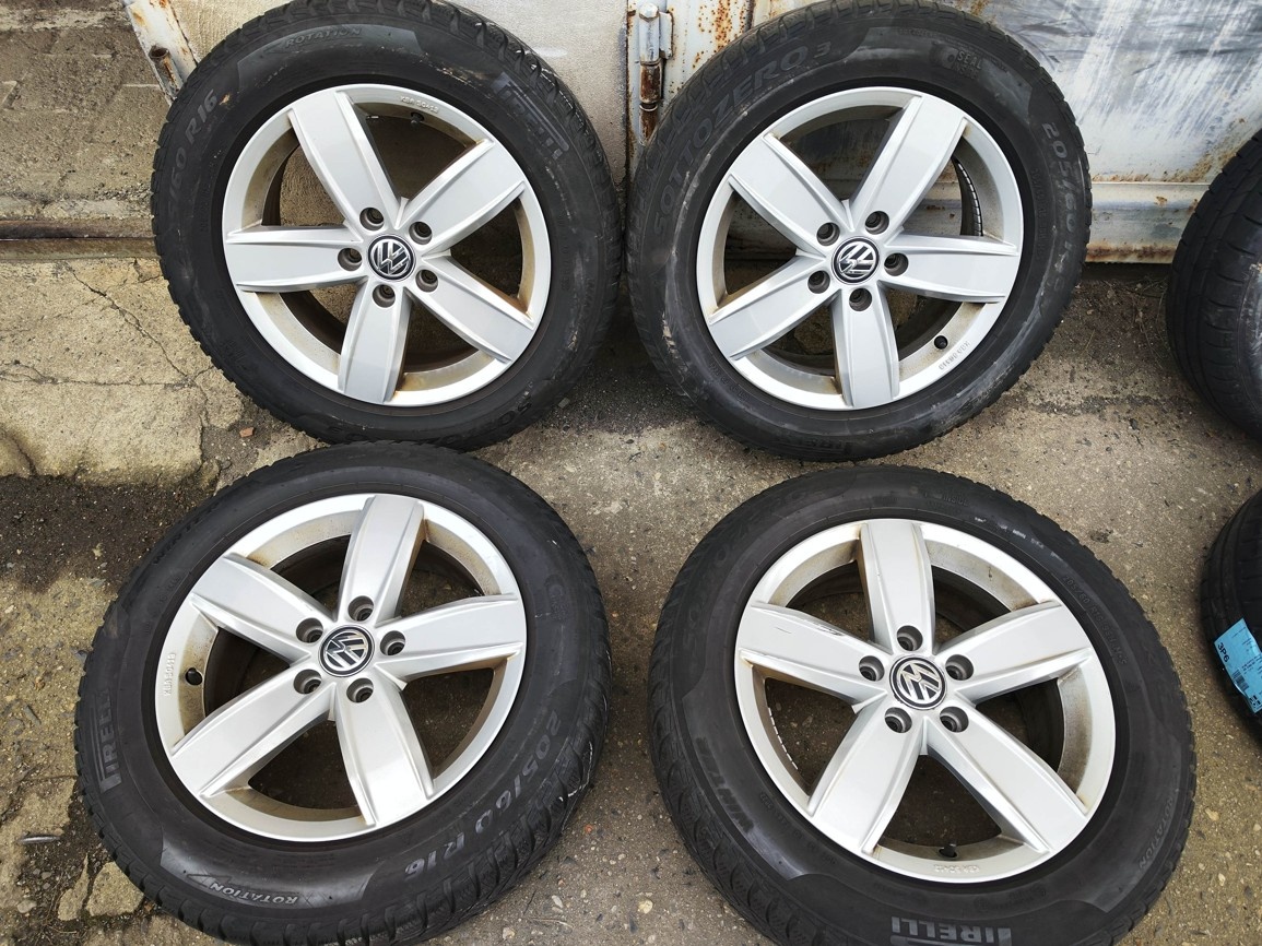 16"zimní alu sada Corvara 5x112 origo Touran 3 Golf 7 Caddy