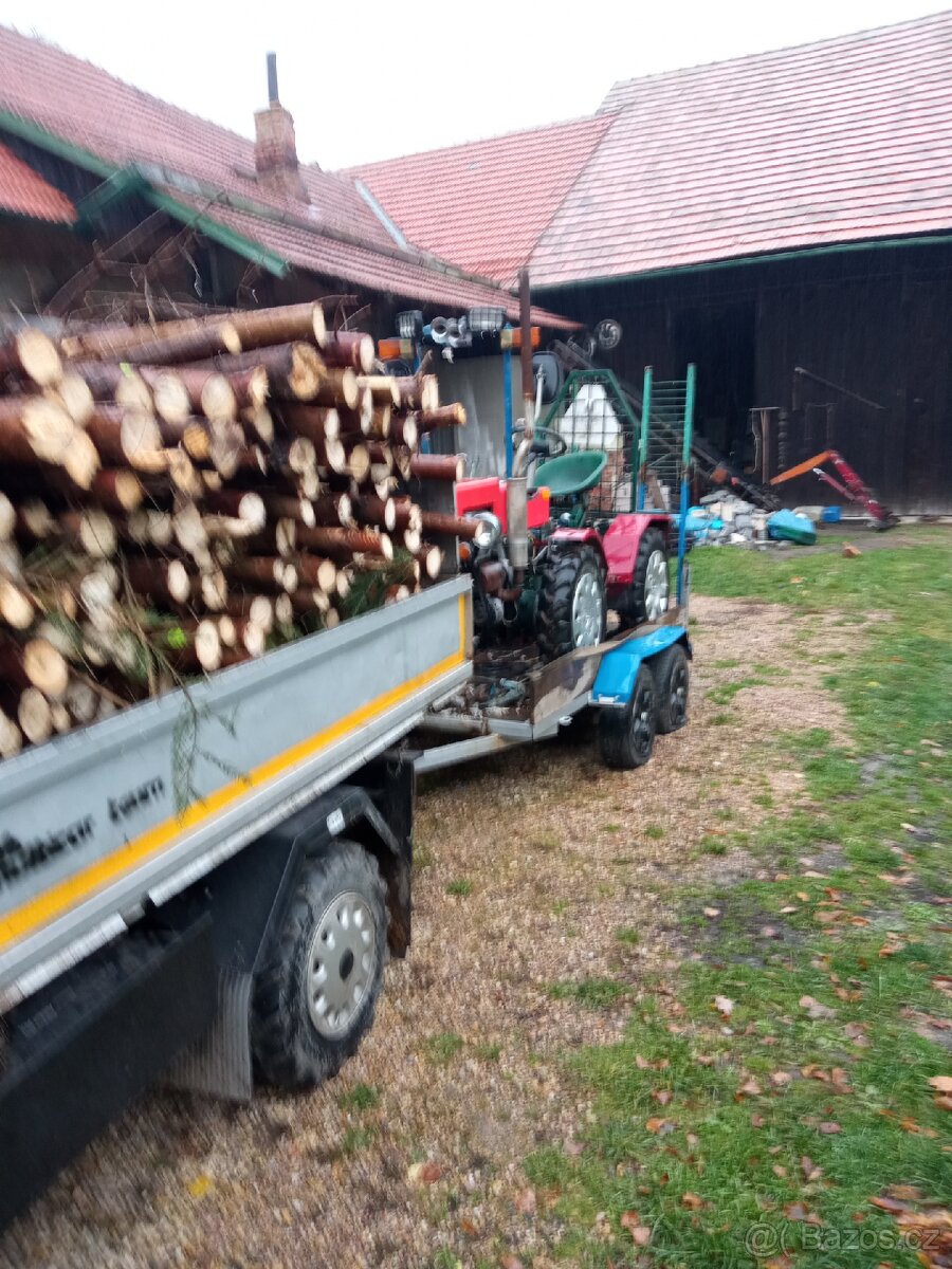Kára na převoz zahradní techniky a vyvazecka dřeva