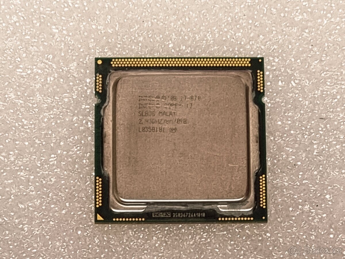 Cpu Intel Core i7-870 4C/8TH 8M Cache 2.93 Ghz LGA1156